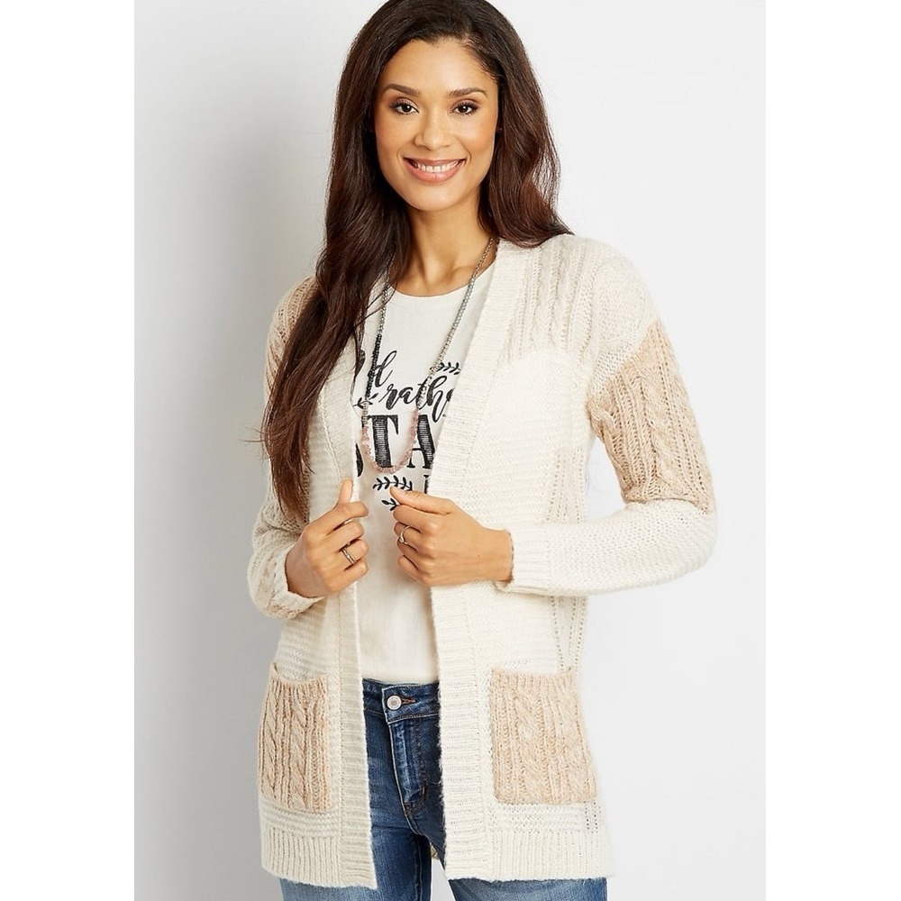 Maurice's Women's Open Front Cardigan Sweater size large